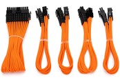 Kabel zasilajacy (wewnetrzny) - DUTZO Sleeved strumień kabel przedłużający kit (v2) - Pomarańczowy - DSC-PCEV230CMORN