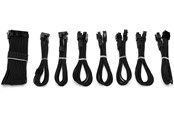 DUTZO Sleeved strumień kabel przedłużający Pro kit - Czarny