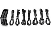 DUTZO Sleeved strumień kabel przedłużający Pro kit - Czarny / Szary
