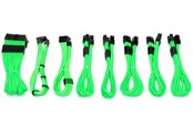 Kabel zasilający (wewnętrzny) - DUTZO Sleeved strumień kabel przedłużający Pro kit - Zielony - DSC-PCEP30CMGRN