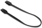 Kabel SATA & ATA - DUTZO SATA kabel - Czarny - 0.3 m - złącze proste - DC-SATA03BLK
