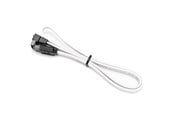 Kabel SATA & ATA - DUTZO SATA kabel - Biały - 0.5 m - prosty & 90° złączka - DC-SATA9005WHT