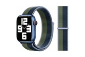 Smartwatch - akcesoria - Lippa Apple Watch nylon strap 38/40/41 - Green/blue - LPAW018