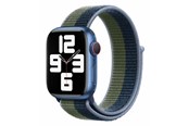 Smartwatch - akcesoria - Lippa Apple Watch Nylon Strap 42/44/45/49 - Green/Blue - LPAW047
