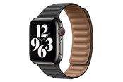Smartwatch - akcesoria - Lippa Apple Watch Magnetic leather strap 38/40/41 - Black / Brown - LPAW001