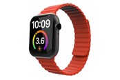 Smartwatch - akcesoria - Lippa Apple Watch Magnetic Silicone Strap 42/44/45/49 - Red - LPAW119