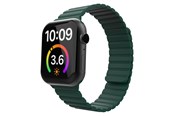 Smartwatch - akcesoria - Lippa Apple Watch Magnetic Silicone Strap 42/44/45/49 - Dark Green - LPAW118
