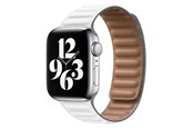 Smartwatch - akcesoria - Lippa Apple Watch Magnetic leather strap 38/40/41 - White Brown - LPAW059