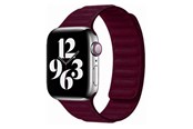 Smartwatch - akcesoria - Lippa Apple Watch Finewoven Strap 42/44/45/49 - Bordeaux - LPAW109