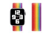 Smartwatch - akcesoria - Lippa Apple Watch LGBT+ nylon strap 38/40/41 - Rainbow colors - LPAW017