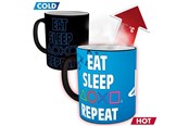 Drobiazgi - ABYstyle - PLAYSTATION - Heat Change - Eat Sleep Repeat - Kubek - MGH0071
