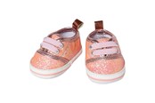 Lalki i akcesoria - Heless Doll Shoes Glitter Sneakers Pink 38-45 cm - 148
