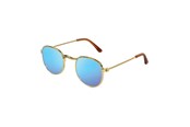 Lalka, mis i akcesoria - Heless Doll Sunglasses Gold Blue Mirrored - 153