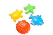 Zabawki na zewnątrz - Androni Sand molds Sea animals 4 pcs. - 3609-0000