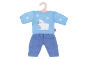 Lalki i akcesoria - Heless Dolls Jeans with Polar Bear Sweater 28-35 cm - 1934