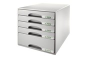 Archiwizacja i przechowywanie - Leitz Drawer cabinet  Plus 5-drawer Grey - 52110085