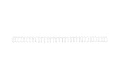 Tusz, toner i material eksploatacyjny - GBC Wire spines  3:1 NO8 A4 White - RE810870