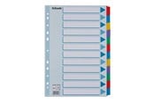Archiwizacja i przechowywanie - Esselte - divider - 12 parts - for A4 - tabbed - white - 100169