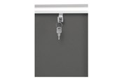 Konferencja i prezentacja - Nobo enclosed bulletin board - 965 x 665 mm - grey - 31333500