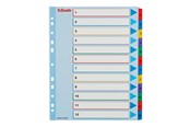 Archiwizacja i przechowywanie - Esselte - divider - 12 parts - for A4 Maxi - tabbed (pack of 10) - 100209