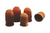 Akcesoria do biura - Rexel Size 2 - thimblette - rubber - dark orange (pack of 10) - 23520306