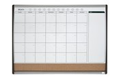 Konferencja i prezentacja - Nobo Quartet combo board: whiteboard bulletin board - 585 x 430 mm - 1903813