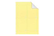Konferencja i prezentacja - Nobo Printable T-Cards Size 3 Yellow - 2403004