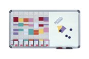 Konferencja i prezentacja - Nobo combo board: whiteboard card planner - 24 slots x 8 columns - 2951400