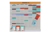 Konferencja i prezentacja - Nobo  T-Card Planning Cards - Rozmiar 2 Biały - 2002002