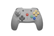 Akcesoria dla graczy - Retro Fighters Brawler64 Bluetooth NSO Edition - Grey - Wireless Controller - Nintendo Switch - 850046080067