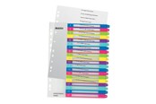 Archiwizacja i przechowywanie - Leitz WOW - divider - 20 parts - for A4 Maxi - tabbed - multicolour - 12450000