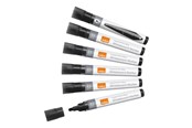 Przybory do pisania i rysowania - Nobo Liquid Ink - marker - black (pack of 12) - 1901073