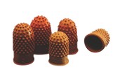 Akcesoria do biura - Rexel Size 3 - thimblette - rubber - dark orange (pack of 10) - 23520307