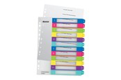 Archiwizacja i przechowywanie - Leitz WOW - divider - for A4 Maxi - tabbed - multicolour - 12440000