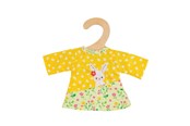Lalki i akcesoria - Heless Doll Dungarees with Striped Shirt Bunny Lou 20-25cm - 9355