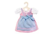 Lalki i akcesoria - Heless Doll dress Pink and Blue/Green 28-33 cm - 1111
