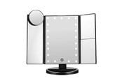 Lusterka kosmetyczne - UNIQ Hollywood trifold make up spejl sort - 4777