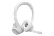Słuchawki, zestaw słuchawkowy - Logitech Zone 300 Wireless Headset - Biały - 981-001417