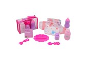 Lalka, mis i akcesoria - Baby Rose Care Set in Bag - 27655