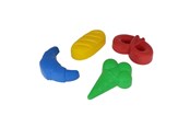 Zabawki na zewnatrz - Cavallino Toys Cavallino Sand mold set Food 4 pcs. - 39316