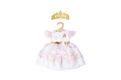Lalki i akcesoria - Heless Doll dress Princess with Crown 28-35 cm - 1132