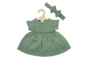 Lalki i akcesoria - Heless Doll dress Green with Ruffles 28-35 cm - 1424