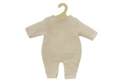 Lalki i akcesoria - Heless Dolls Knit Overall Ecru 35-45 cm - 2480
