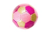 Zabawki na zewnatrz - LG-Imports Metallic Football Pink 15cm - 4850