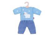 Lalki i akcesoria - Heless Dolls Jeans with Polar Bear Sweater 35-45 cm - 2934