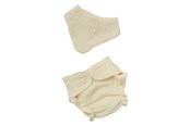 Lalki i akcesoria - Heless Dolls Baby Set Ecru 28-35 cm - 4201