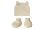 Lalki i akcesoria - Heless Doll Knitting Set Organic Cotton Set 35-45 cm - 4801
