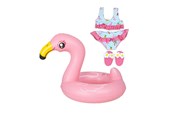 Lalki i akcesoria - Heless Dolls Swimming set Flamingo 35-45 cm - 99