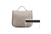Inne srodki higieny osobistej - Cimi Gillian Jones - Organizer Cosmetic Bag Beige velour - 5713982011289