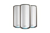 Router - Netgear RBE973S Orbi 970 BE27000 Quad-Band WiFi 7 Mesh System 27Gbps (3-Pack) - Mesh router 802.11a/b/g/n/ac/ax/be (Wi-Fi 7) - RBE973S-100EUS